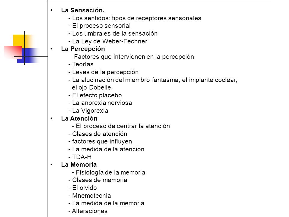 Umbrales de la percepcion pdf